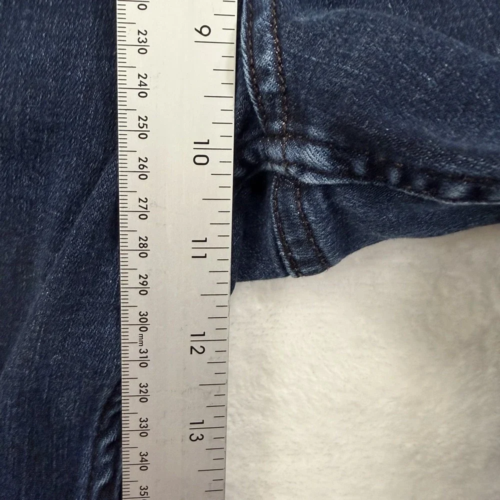 Tommy Bahama Jeans Mens 34x32 Blue Straight Leg Dark Wash Stretch